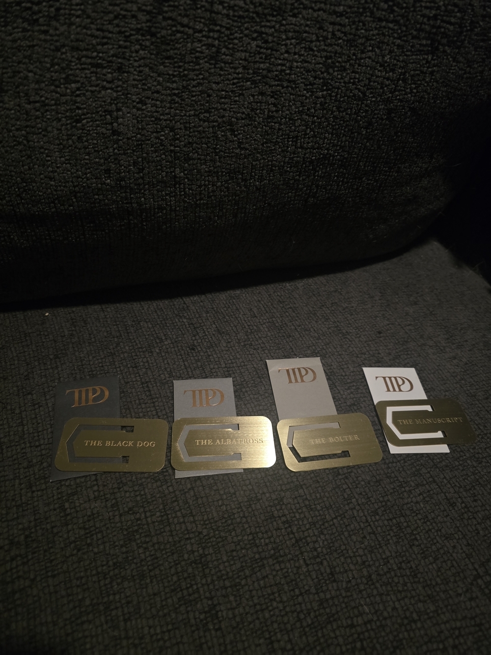 Taylor Swift | TTPD Deluxe Collectible Metal Bookmarks Set (4)